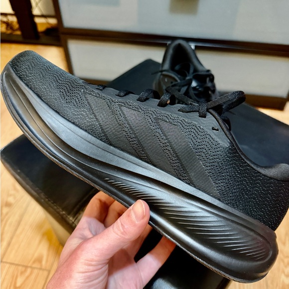 Adidas Triple Black Athletic Sneakers